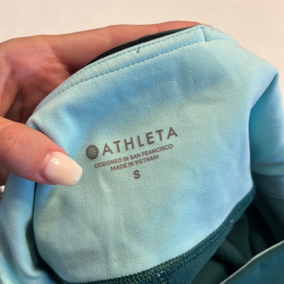 Athleta Elation Colorblock Asym 7/8 Leggings - Picture 5 of 8